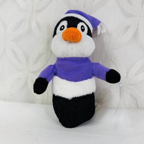 5 for $25| Kelly Toys Animal Pals Christmas 7"  Penguin Plush NWT - Picture 6 of 6